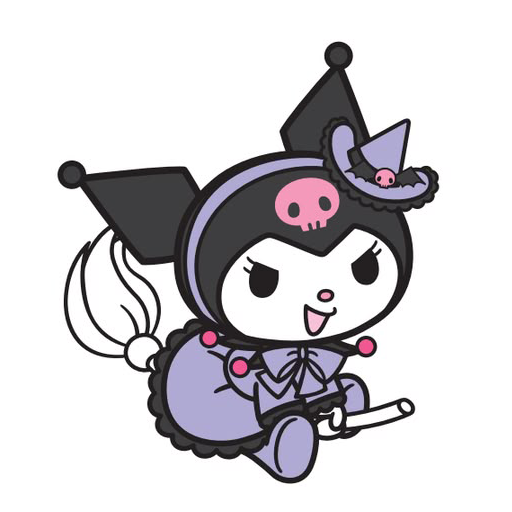 Seasonal Kuromi Coloring Pages